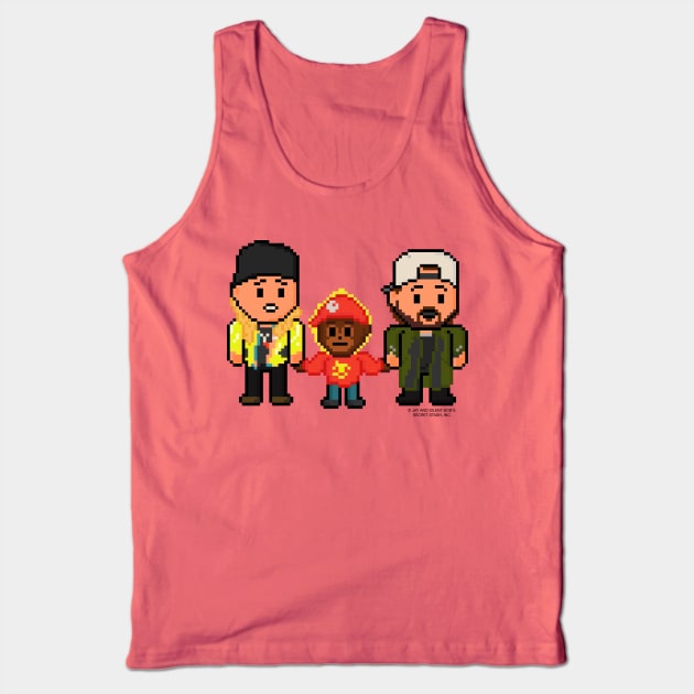 Some Kind of Supermonkey in 2001 Pixel Jay and Silent Bob and Susanne Tank Top by gkillerb